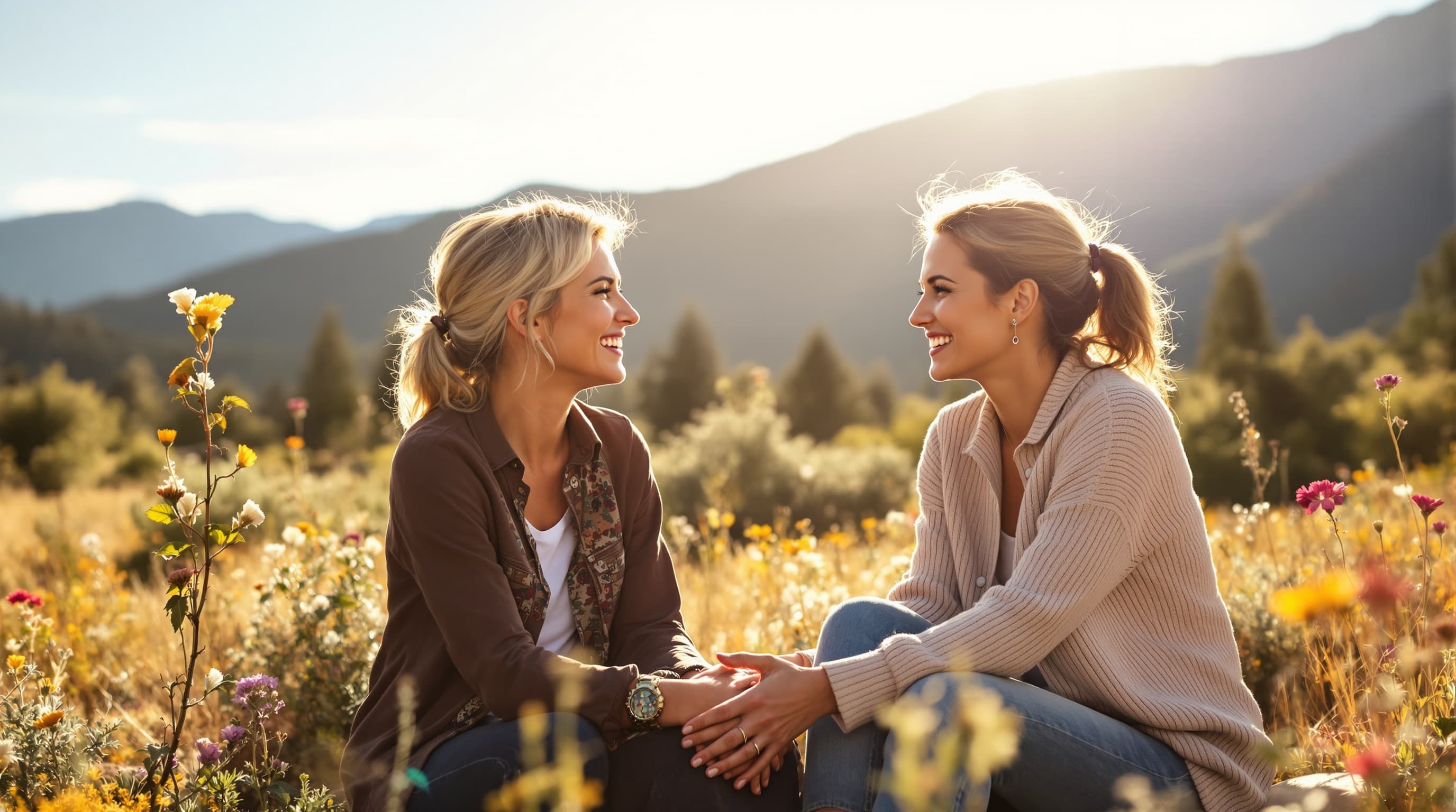 Women in healing conversation