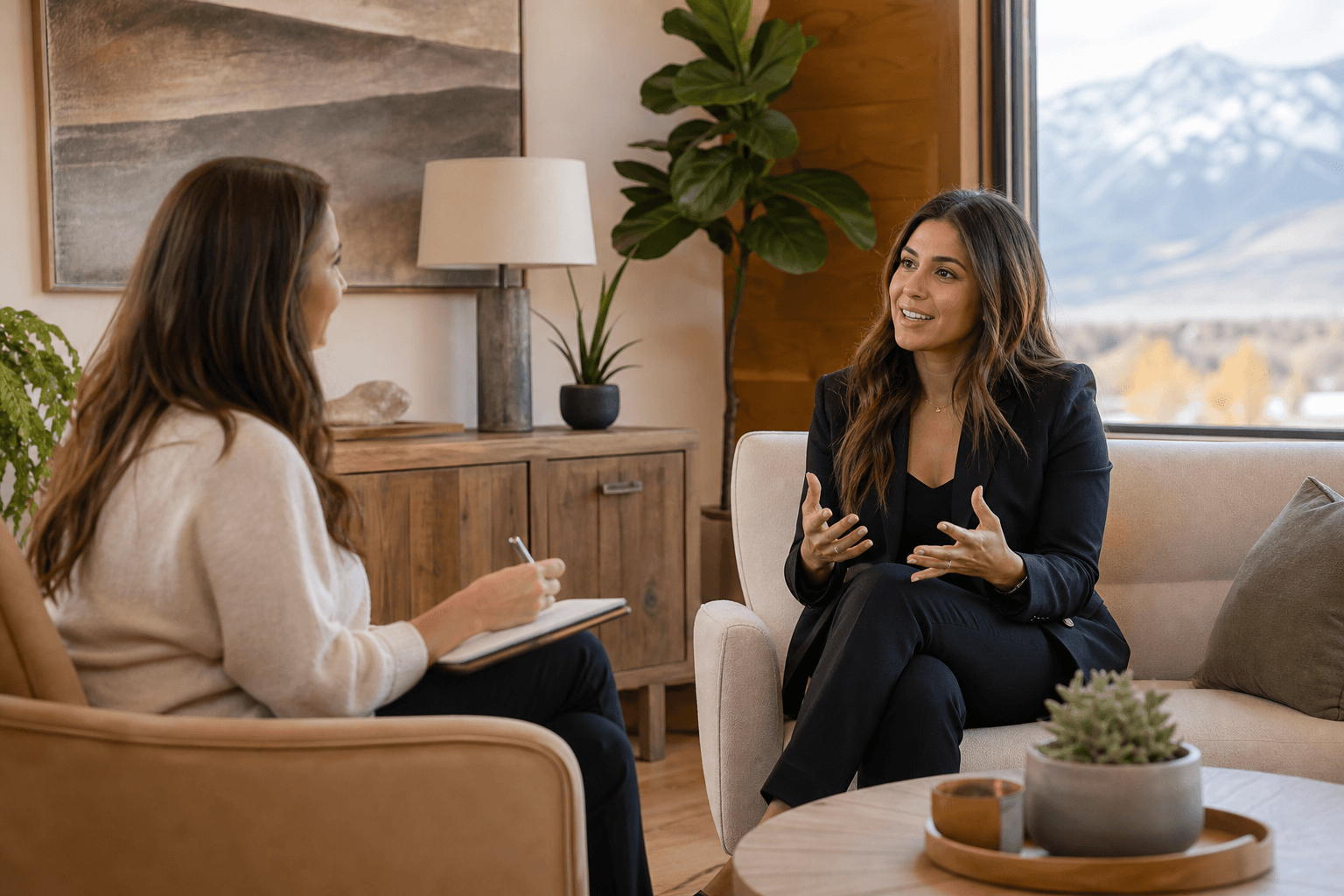 Therapy session for imposter syndrome at Inner Peak Colorado